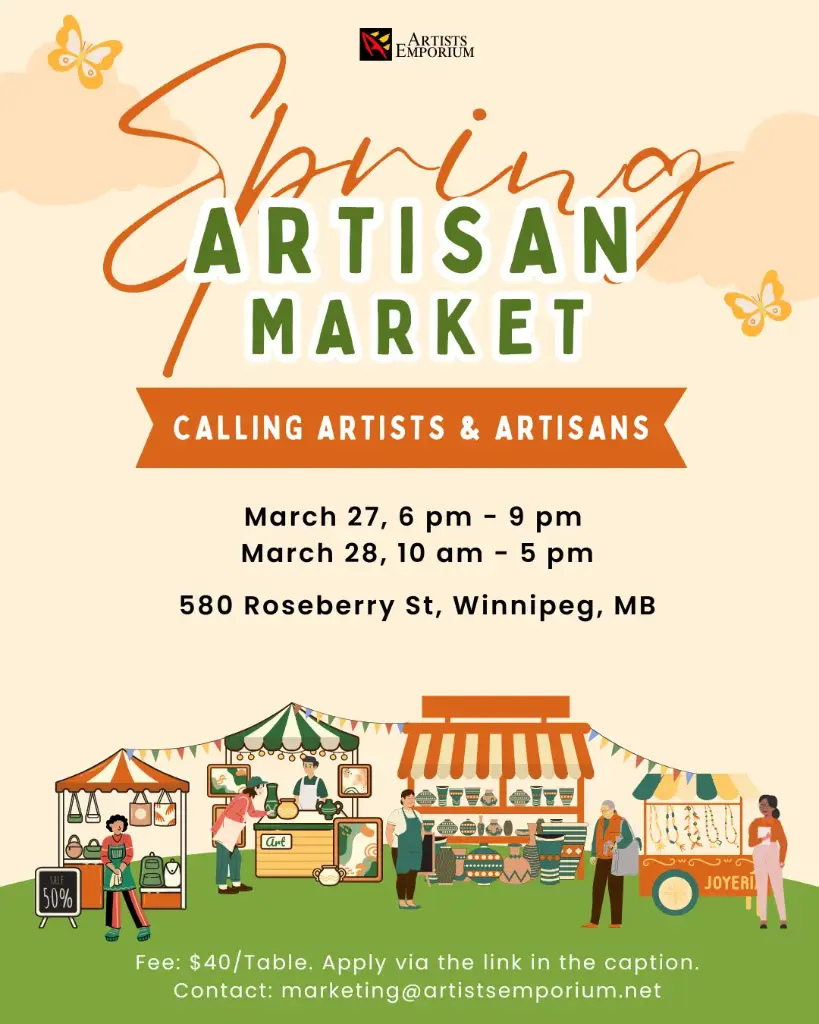 Spring Artisan Market 2026 - Table Fee (For Selected Vendors Only)