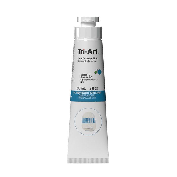 Tri-Art High Viscosity Acrylic Interference Blue 60ml S7