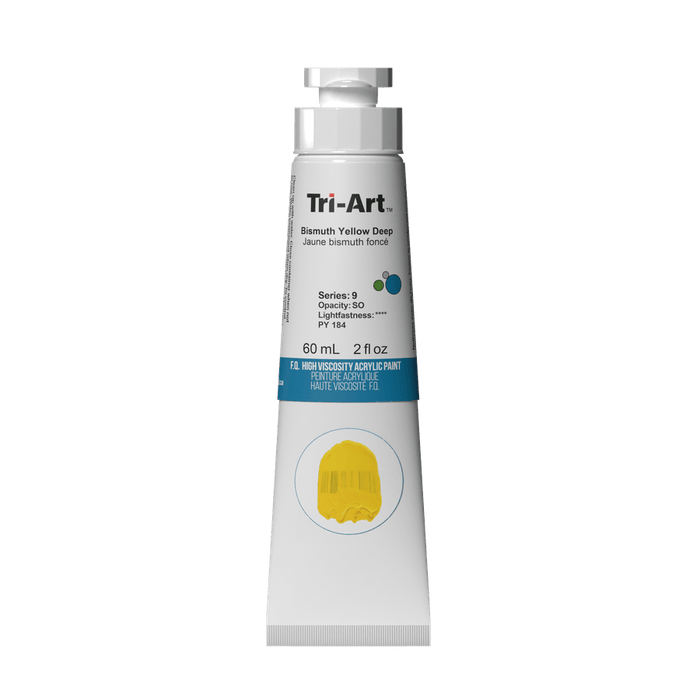 Tri-Art High Viscosity Acrylic Bismuth Yellow Deep 60ml S9
