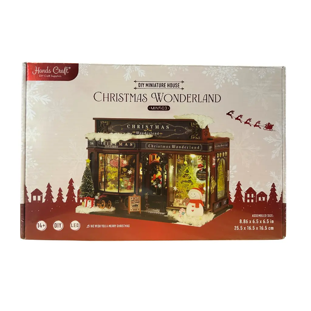 DIY Miniature House Kit: Christmas Wonderland **ND**