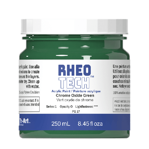 [626309018012] Rheotech Acrylic Chrome Oxide Green 250ml S1