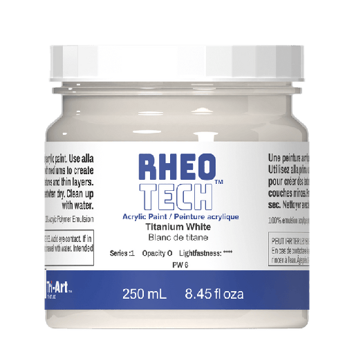 [626309002875] Rheotech Acrylic Titanium White 250ml S1