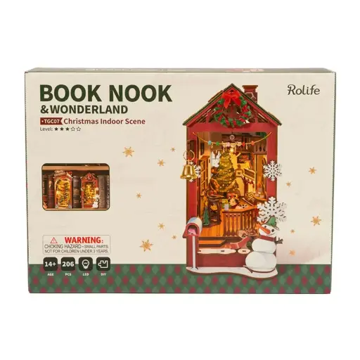 [810101582714] DIY Book Nook Kit: Christmas Indoor Scene **ND**